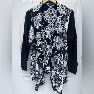 Black and white sweater